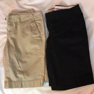 Old Navy Perfect Bermudas Bundle Black & Khaki